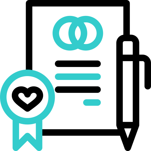 Marriage Certificate Icon